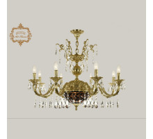 Подвесная люстра Art Classic 31.29.8.CK250SP.250GL.G.Sp.Amber.Blue.1D