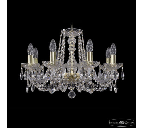 Подвесная люстра Bohemia Ivele Crystal 1402/8/195 G Подвесная люстра Bohemia Ivele Crystal 1402/8/195 G