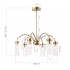 Люстра на штанге ST Luce Люминера SL1401.303.06