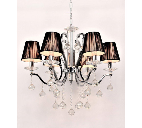 Подвесная люстра Lumina Deco Bellisica LDP 8033-6 BK Подвесная люстра Lumina Deco Bellisica LDP 8033-6 BK
