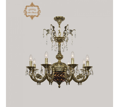 Подвесная люстра Art Classic 31.12.8.KR175SP.250IT.GB.Sp.Amber.Blue.1D