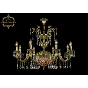 Подвесная люстра Art Classic 31.29.8.CK250SP.250GL.G.Sp.Amber.White.1E