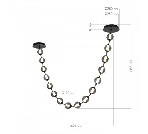 Подвесная люстра ST Luce Helmi SL6520.403.16 Подвесная люстра ST Luce Helmi SL6520.403.16
