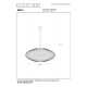 Подвесная люстра Lucide Mesh 21423/88/02