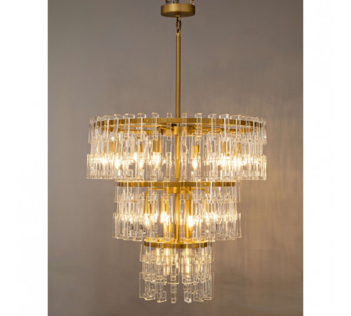 Подвесная люстра Ilamp Rockefeller 6355-750 BRASS