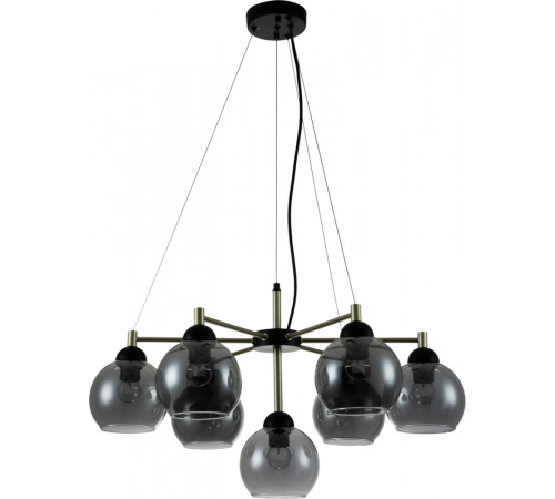 Подвесная люстра Indigo Grappoli 11029/7P Black V000216