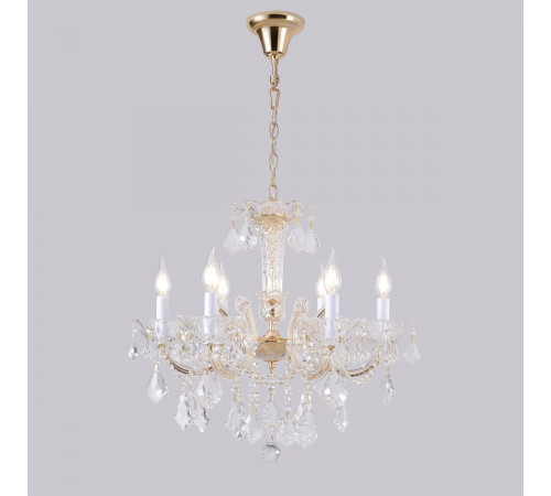 Подвесная люстра Crystal Lux CRISTELLE SP6 GOLD