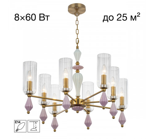 Подвесная люстра Citilux Fernet CL254180