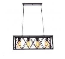 Подвесная люстра Lumina Deco Nortis LDP 11535-4 BK