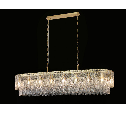 Подвесная люстра Newport Daisy 8370/140 C oval brass М0070732 Подвесная люстра Newport Daisy 8370/140 C oval brass М0070732