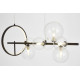 Подвесная люстра Lumina Deco LDP 7033-7 BK+CL