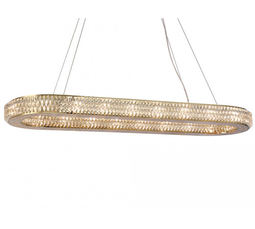 Подвесная люстра Newport Melody 8560/100 C oval gold polished М0070796 Подвесная люстра Newport Melody 8560/100 C oval gold polished М0070796