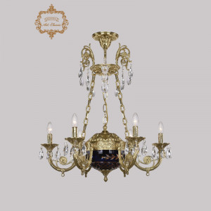 Подвесная люстра Art Classic 31.44.6.KR175SP.250IT.G.Sp.Amber.Blue.1B