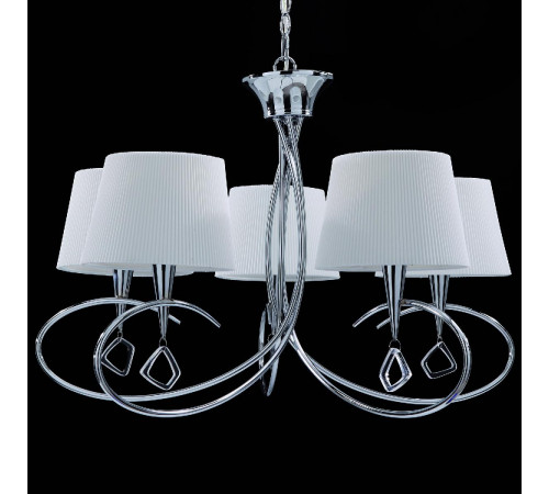 Подвесная люстра Mantra Mara Chrome - White 1641 Подвесная люстра Mantra Mara Chrome - White 1641