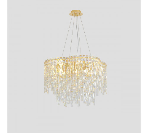 Подвесная люстра Crystal Lux ABRIL SP12 GOLD