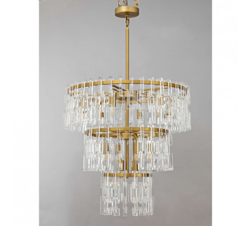 Подвесная люстра Ilamp Rockefeller 6355-750 BRASS