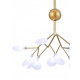Подвесная люстра Natali Kovaltseva GRACE 75124/8С GOLD SATIN