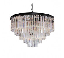 Подвесная люстра Delight Collection Odeon 10A black/clear