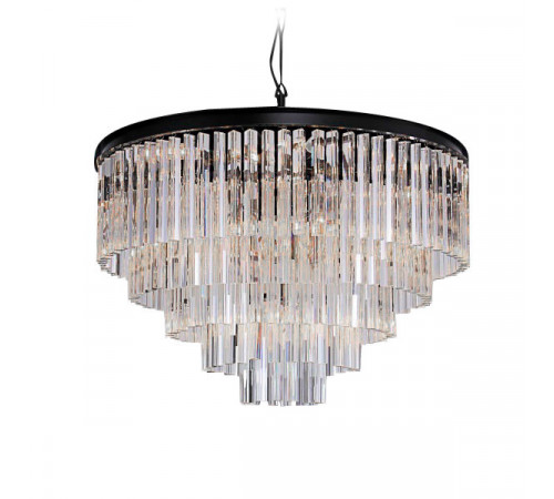 Подвесная люстра Delight Collection Odeon 10A black/clear