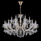 Подвесная люстра Crystal Lux CRISTELLE SP12+6 GOLD