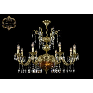 Подвесная люстра Art Classic 31.29.8.CK250SP.250GL.G.Sp.Amber.1C