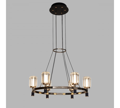 Подвесная люстра Delight Collection P0738-6A gold/pearl black