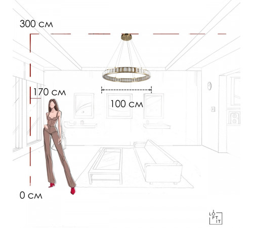 Подвесная люстра Loft IT Manhattan 10415/1000 Подвесная люстра Loft IT Manhattan 10415/1000