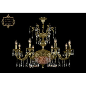 Подвесная люстра Art Classic 31.29.8.CK250SP.250GL.G.Sp.Amber.White.1A
