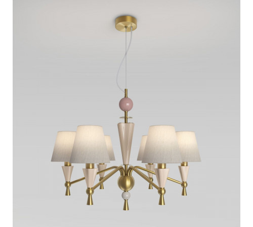 Подвесная люстра Eurosvet Teja 101014/6 латунь Smart a072038