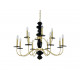 Подвесная люстра Newport Vanessa 3878+4/С brass М0070883