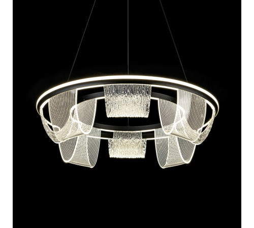 Подвесная люстра LED4U L7706-630 BK Подвесная люстра LED4U L7706-630 BK