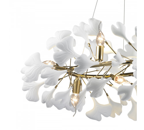 Подвесная люстра Delight Collection 10881P/R800 gold/white Подвесная люстра Delight Collection 10881P/R800 gold/white