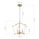 Подвесная люстра ST Luce Регалия SL1406.303.03