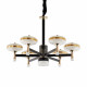 Подвесная люстра Arte Milano Ferrara 273059/6 BK/GD
