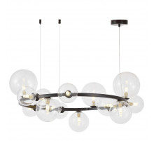 Подвесная люстра Lumina Deco LDP 7033-15 BK+CL