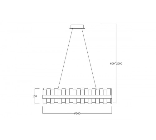 Подвесная люстра Garda Decor 162FL-60088