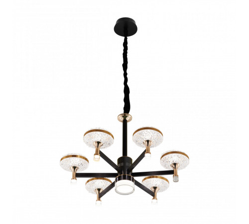 Подвесная люстра Arte Milano Ferrara 273059/6 BK/GD
