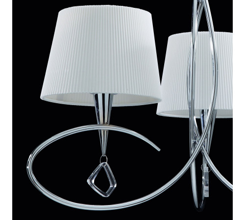 Подвесная люстра Mantra Mara Chrome - White 1640