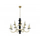 Подвесная люстра Newport Vanessa 3878+4/С brass М0070883
