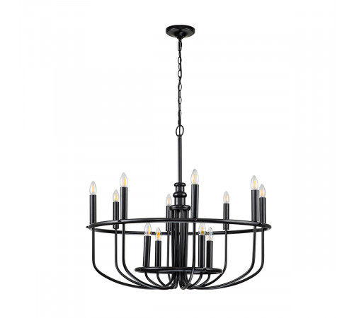 Подвесная люстра Kichler KL-CAPITOL-HILL12-BLK