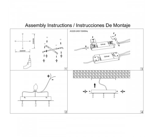Подвесная люстра Mantra Arrecife 9364+9229 (5L)