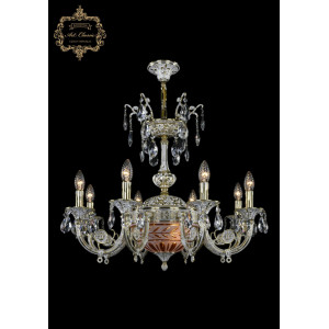 Подвесная люстра Art Classic 31.12.8.KR175SP.250IT.GW.Sp.Amber.White.1D
