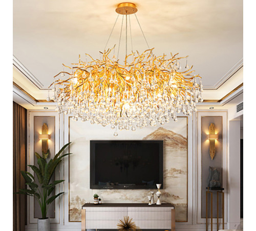 Подвесная люстра ImperiumLoft Droplet Chandelier Circle 213701-22 Подвесная люстра ImperiumLoft Droplet Chandelier Circle 213701-22