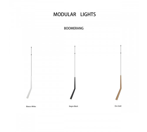 Подвесная люстра Mantra Boomerang 9366+9235 (8L)