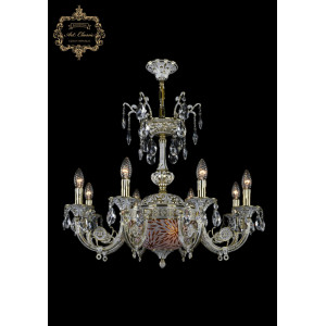 Подвесная люстра Art Classic 31.12.8.KR175SP.250IT.GW.Sp.Amber.White.1A