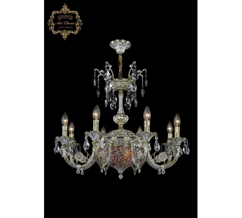 Подвесная люстра Art Classic 31.12.8.KR175SP.250IT.GW.Sp.Amber.White.1A