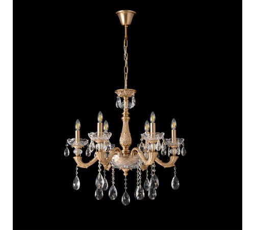 Подвесная люстра Crystal Lux ELIZABETH SP6 BRASS