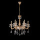 Подвесная люстра Crystal Lux ELIZABETH SP6 BRASS