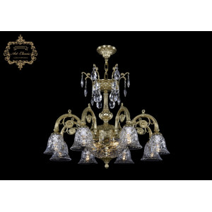 Подвесная люстра Art Classic 31.14.8.KR175SP.250IT.G.Sp.Clear.1B