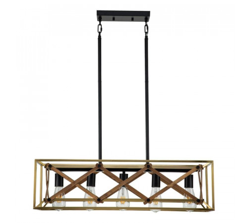 Подвесная люстра Indigo Storia 10002/5R Black V000066